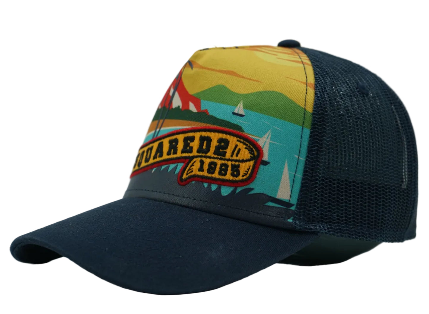 Dsquared2 Meet Me In Paradise Blue Trucker Cap