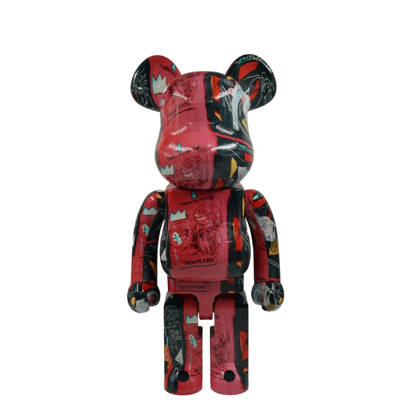 Bearbrick Andy Warhol x Jean-Michel Basquiat 1 1000%