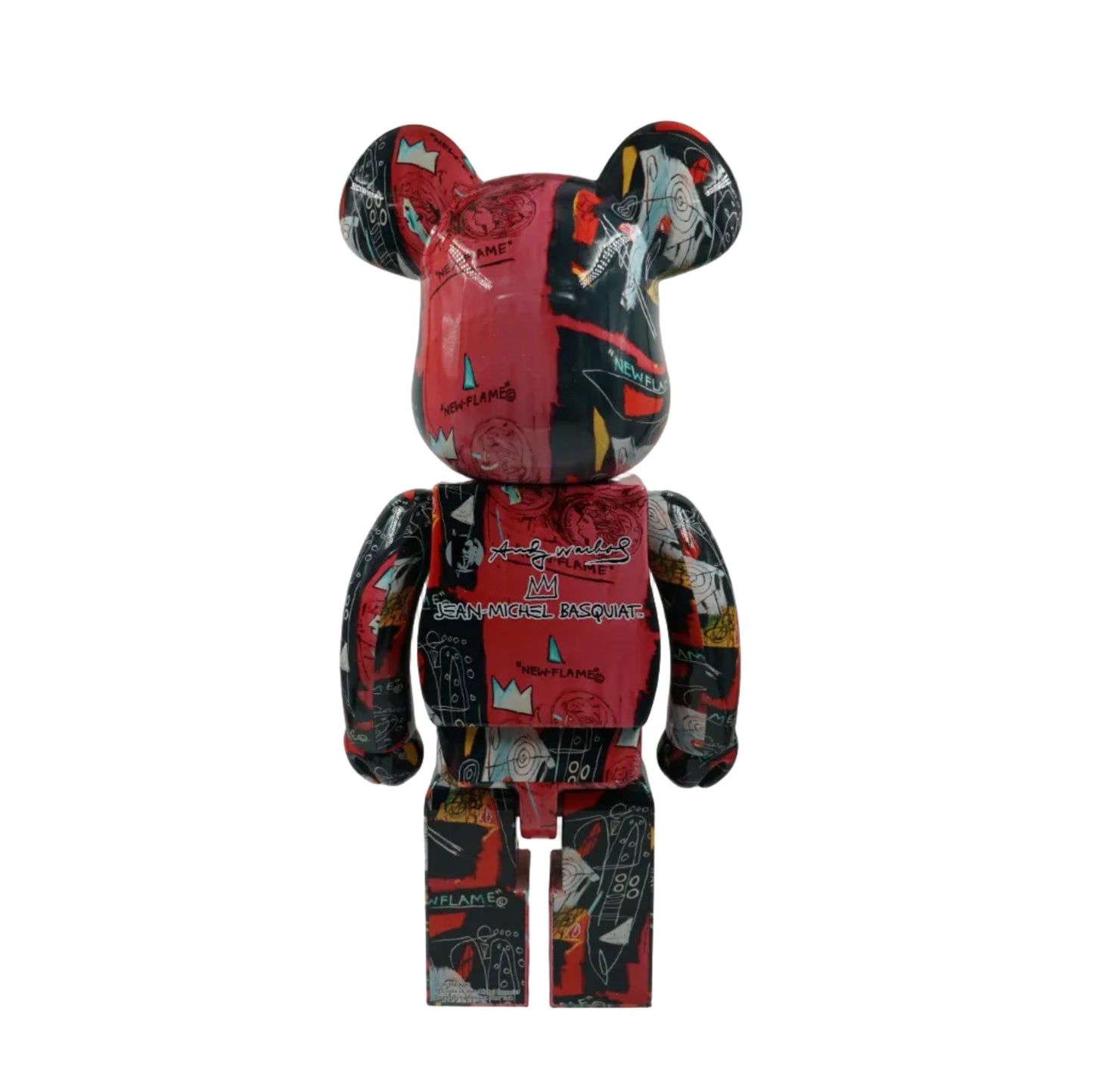 Bearbrick Andy Warhol x Jean-Michel Basquiat 1 1000%