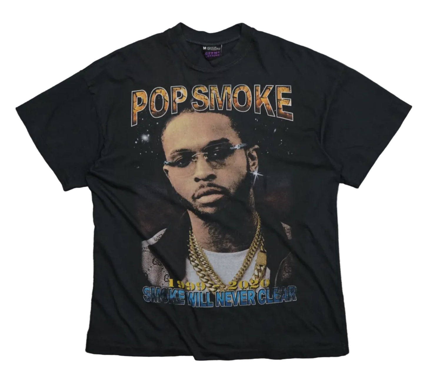 Effn Clothing Pop Smoke Black T-Shirt