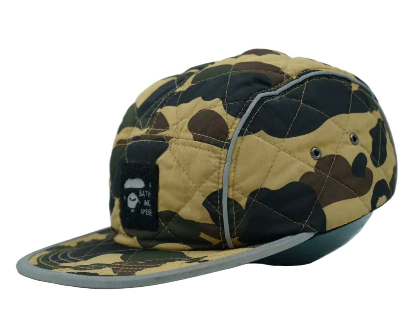Bape 1 st Camo Padded Yellow Jet Cap