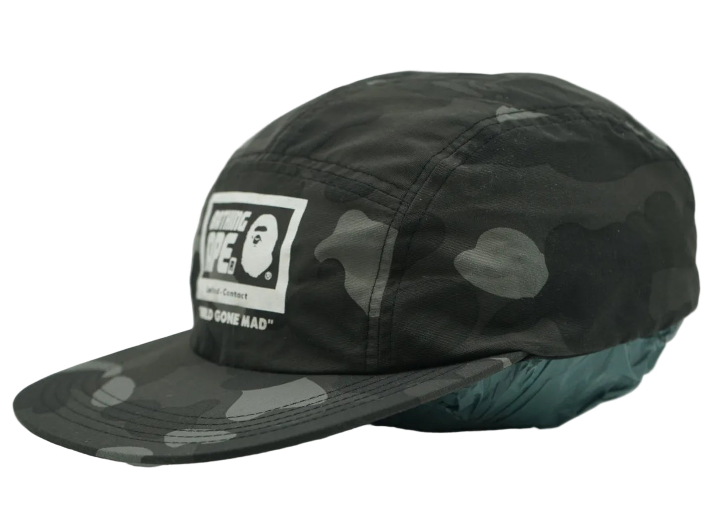 Bape World Gone Mad Black/Grey Camo Cap