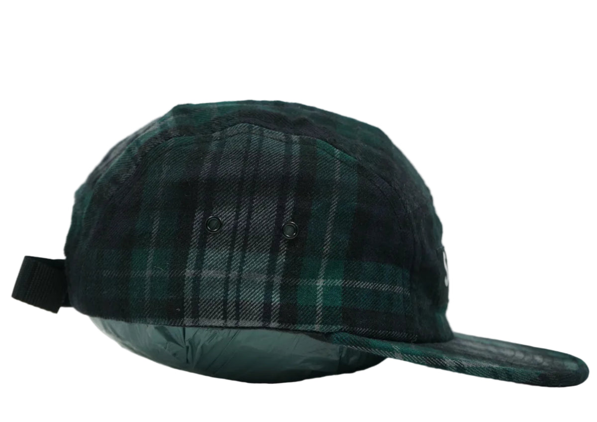 Supreme Plaid Blue/Green/Black Camp Cap