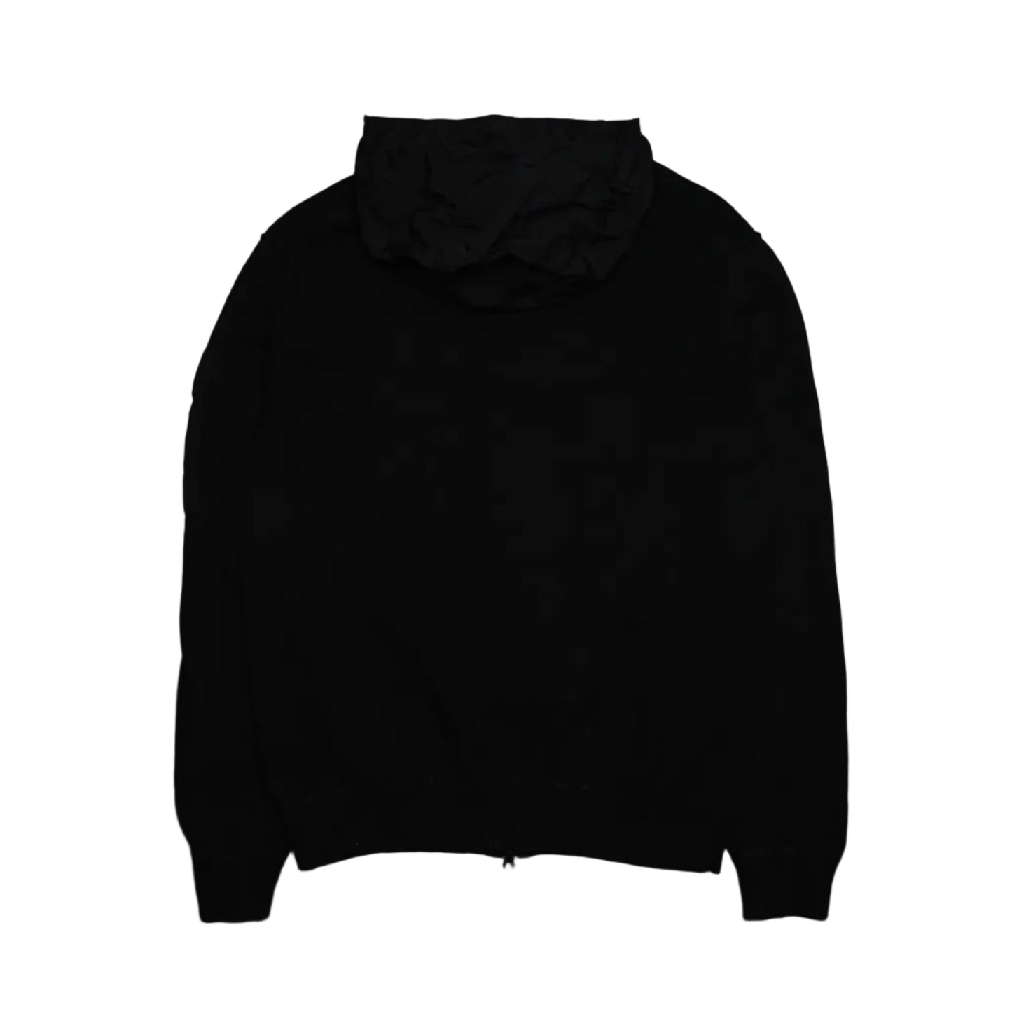 C.P Company Light Knitted Black Zip Hoodie