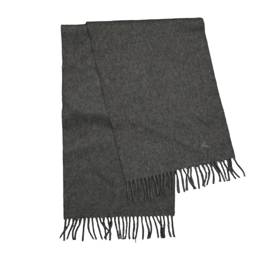 Burberry Grey Scarf Grey Logo