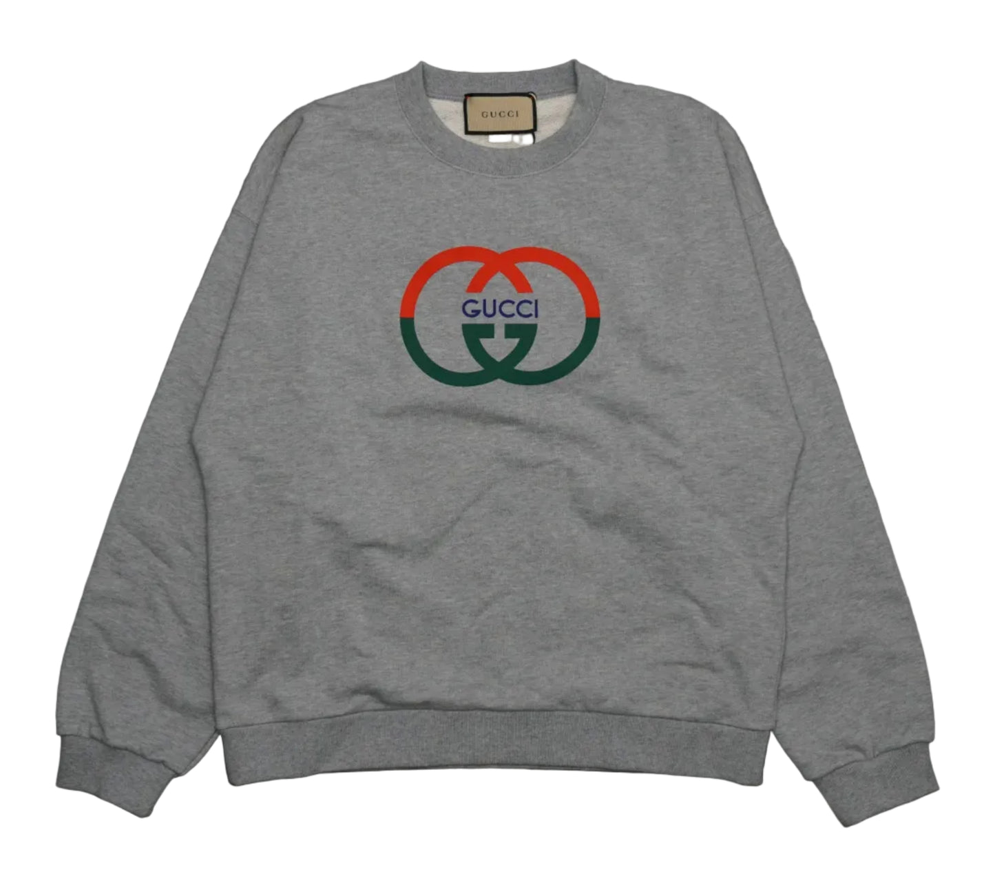 Gucci Interlocking GG Logo Grey Sweatshirt