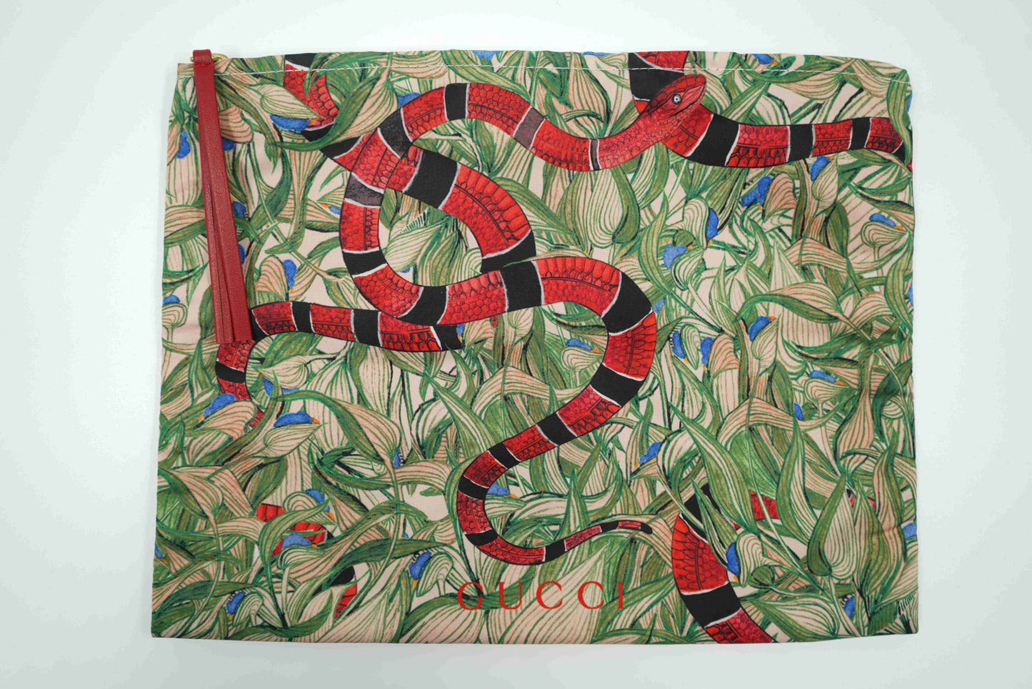 Gucci Snake Floral Pouch