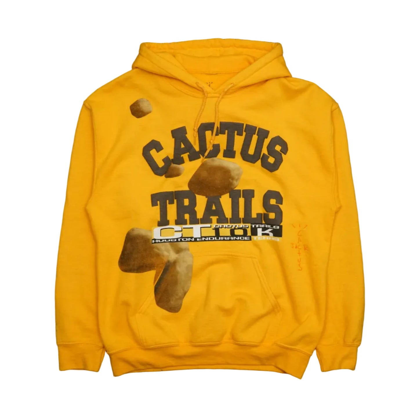 Travis Scott Boulder Varsity Yellow Hoodie