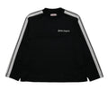 Palm Angels Black/White Track Crewneck