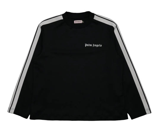 Palm Angels Black/White Track Crewneck