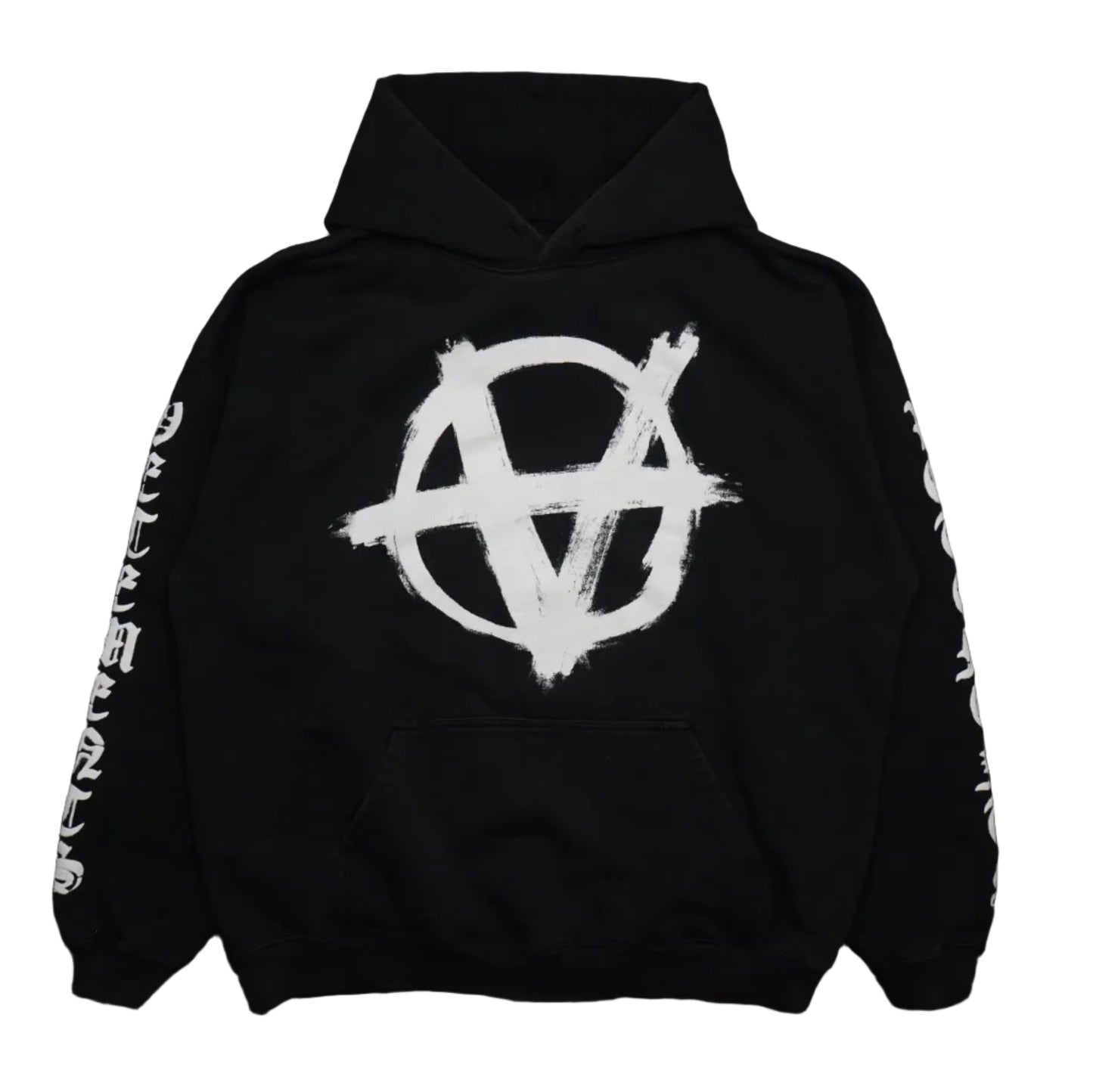 Vetements Anarchy Black Hoodie