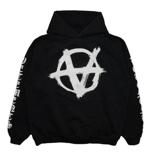 Vetements Anarchy Black Hoodie