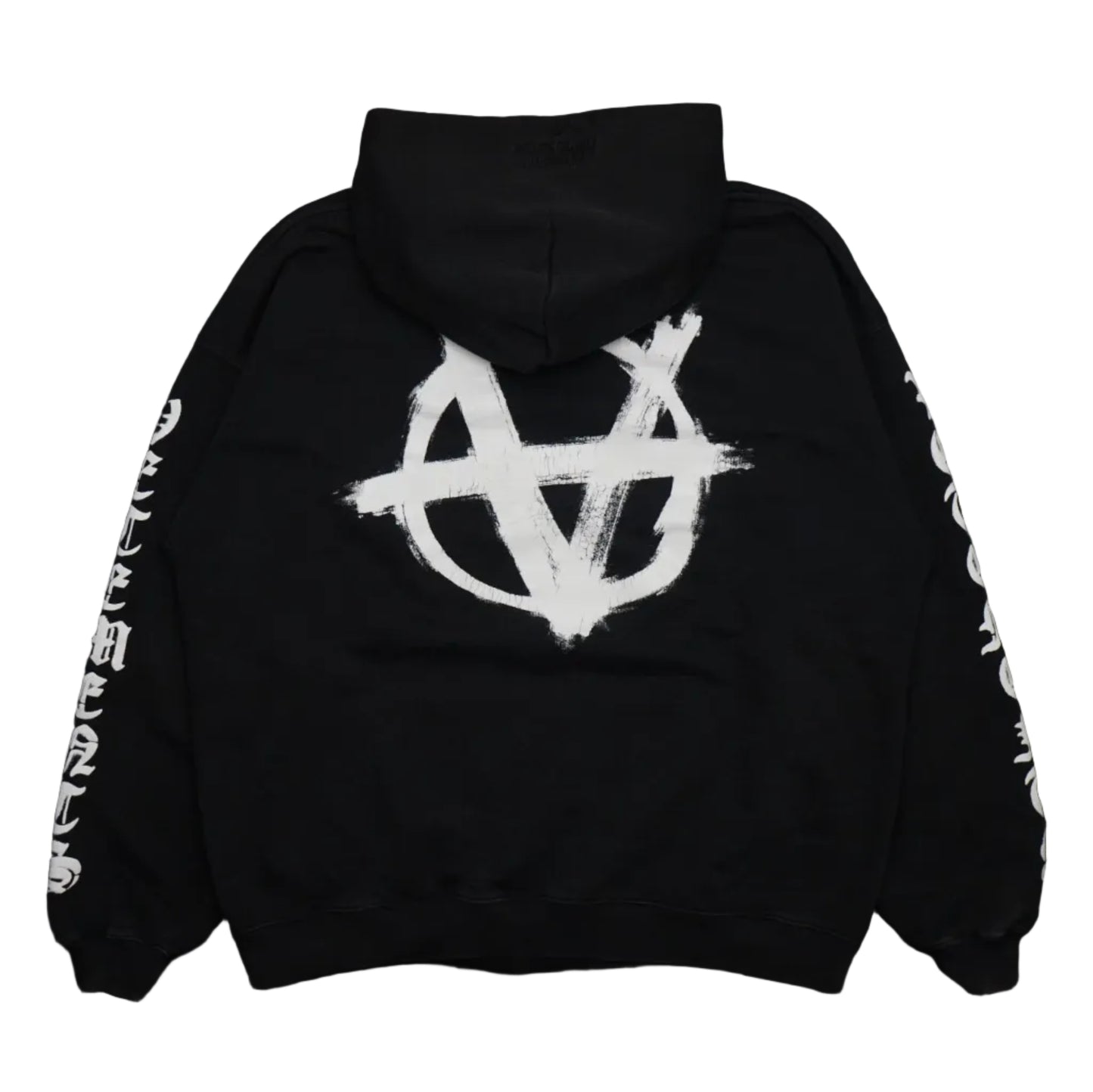 Vetements Anarchy Black Hoodie