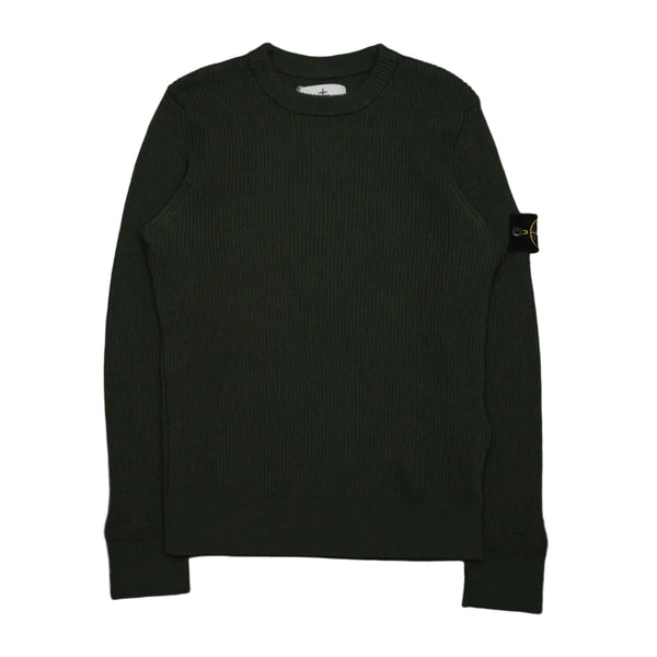 Stone Island Forest Green Heavy Knitwear
