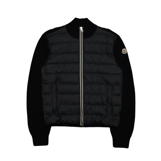 Moncler Tricot Grey/Black Cardigan