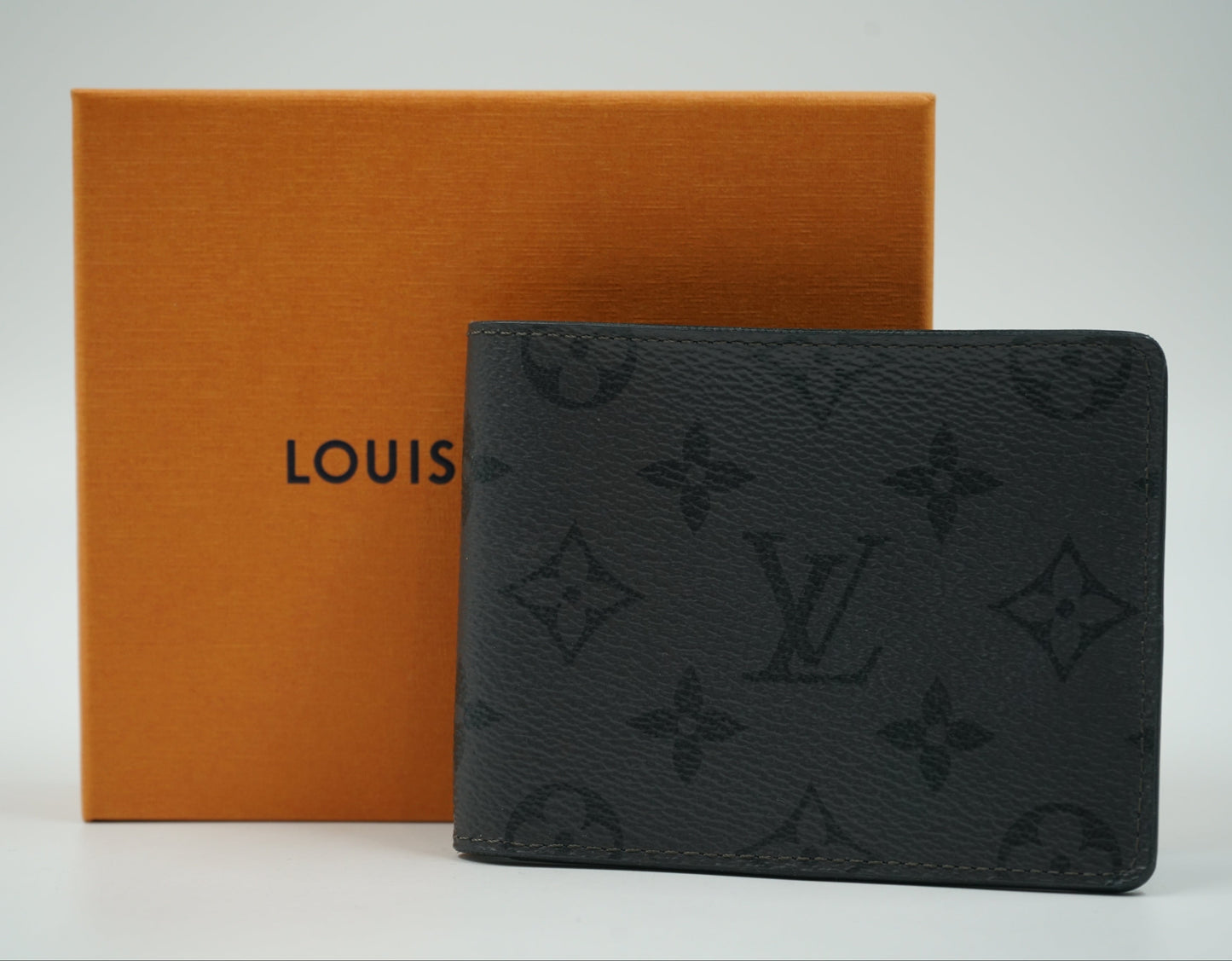 Louis Vuitton Slender Grey/Black Wallet