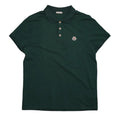 Moncler Maglia Polo Manica Corta Dark Green Pike