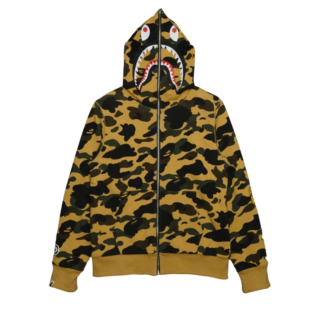 Bape 1st Camo Reverse Fullzip Shark Hoodie