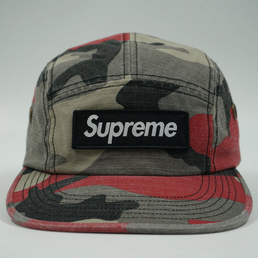 Supreme Military Red Camo Camp Cap