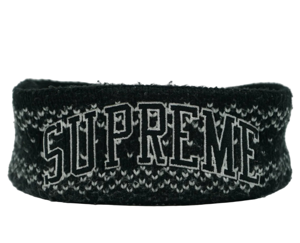 Supreme New Era Arc Logo Black Headband