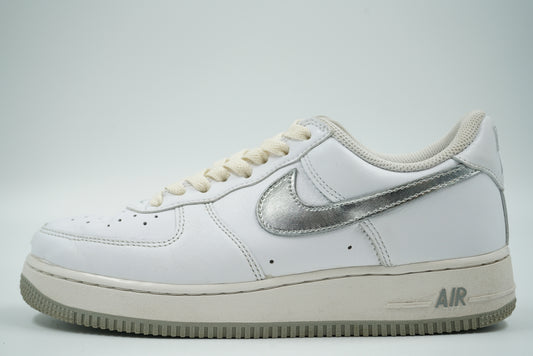 Air Force 1 07 Low Color of the Month White Metallic Silver