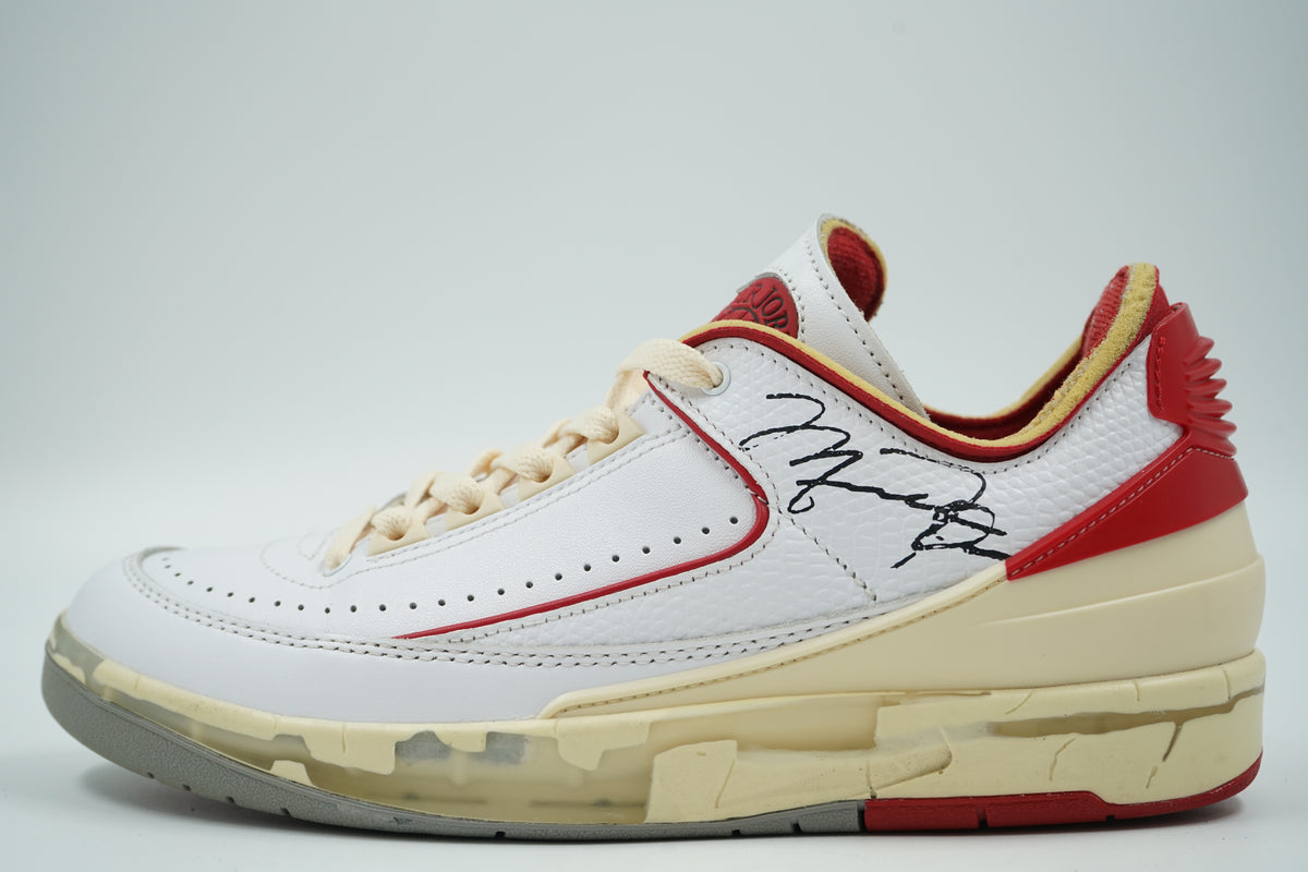 Air Jordan 2 Retro Low Off-White White Red