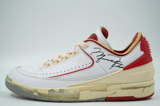 Air Jordan 2 Retro Low Off-White White Red