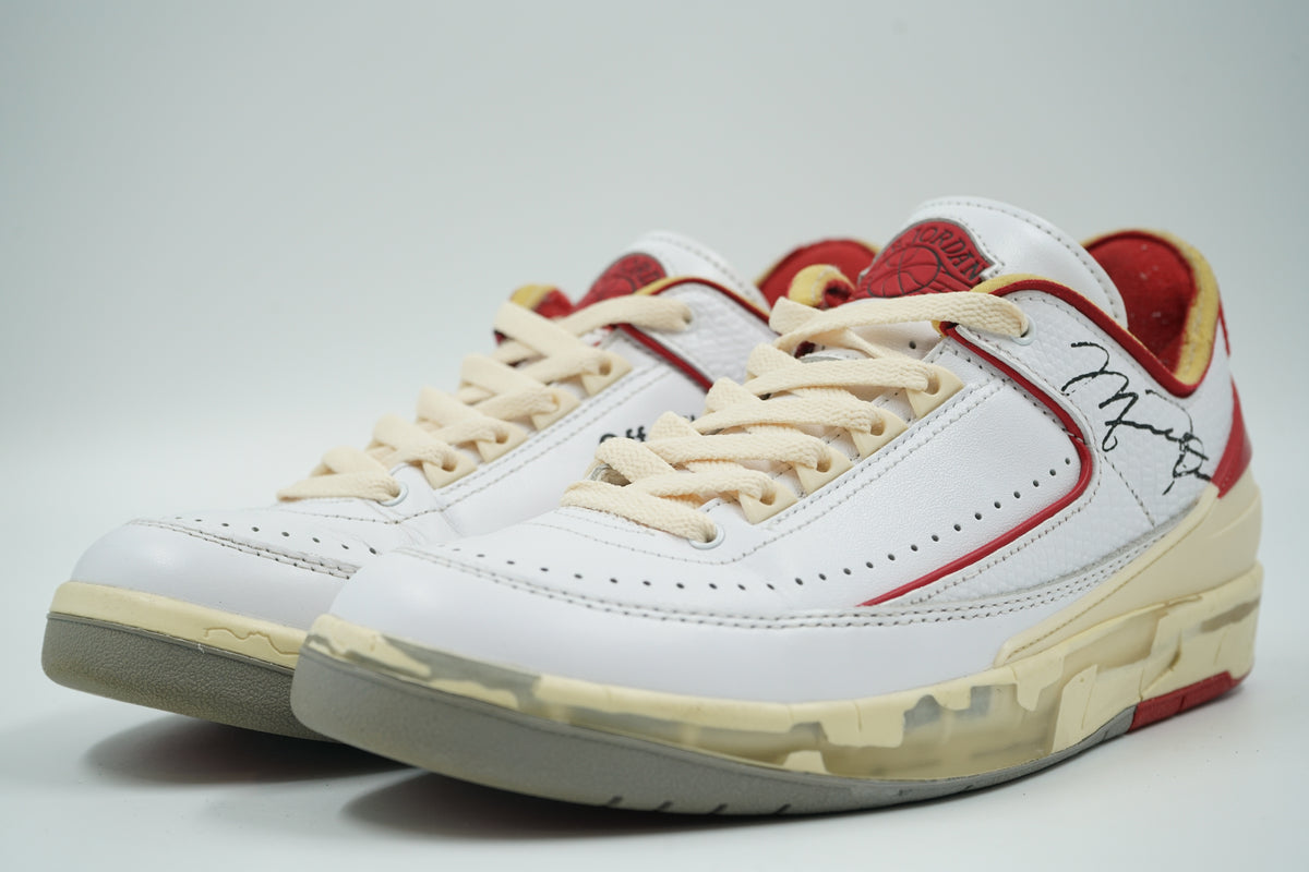 Air Jordan 2 Retro Low Off-White White Red
