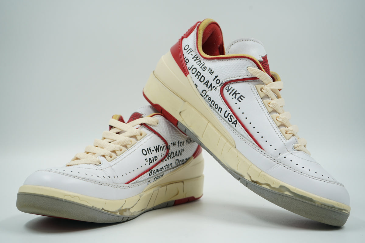 Air Jordan 2 Retro Low Off-White White Red