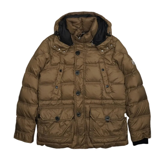 Moncler Branson Real Down Brown Jacket