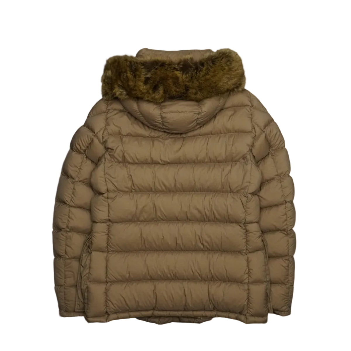 Moncler Clunye Giubbotto Fur Beige Jacket