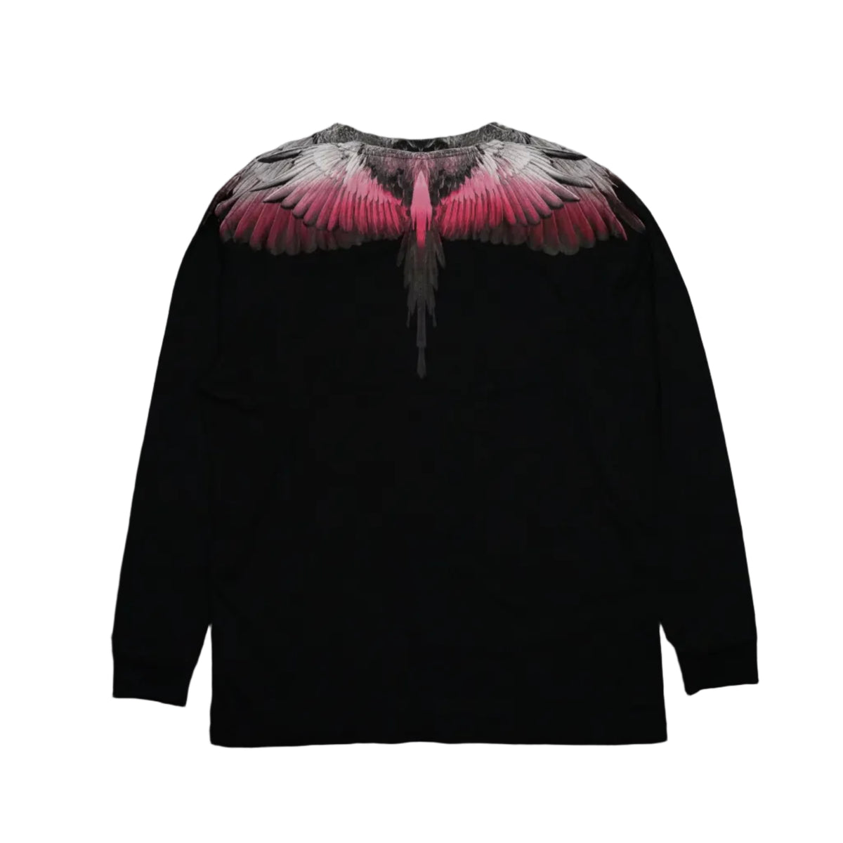 Marcelo Burlon Pink Wings Black Longsleeve