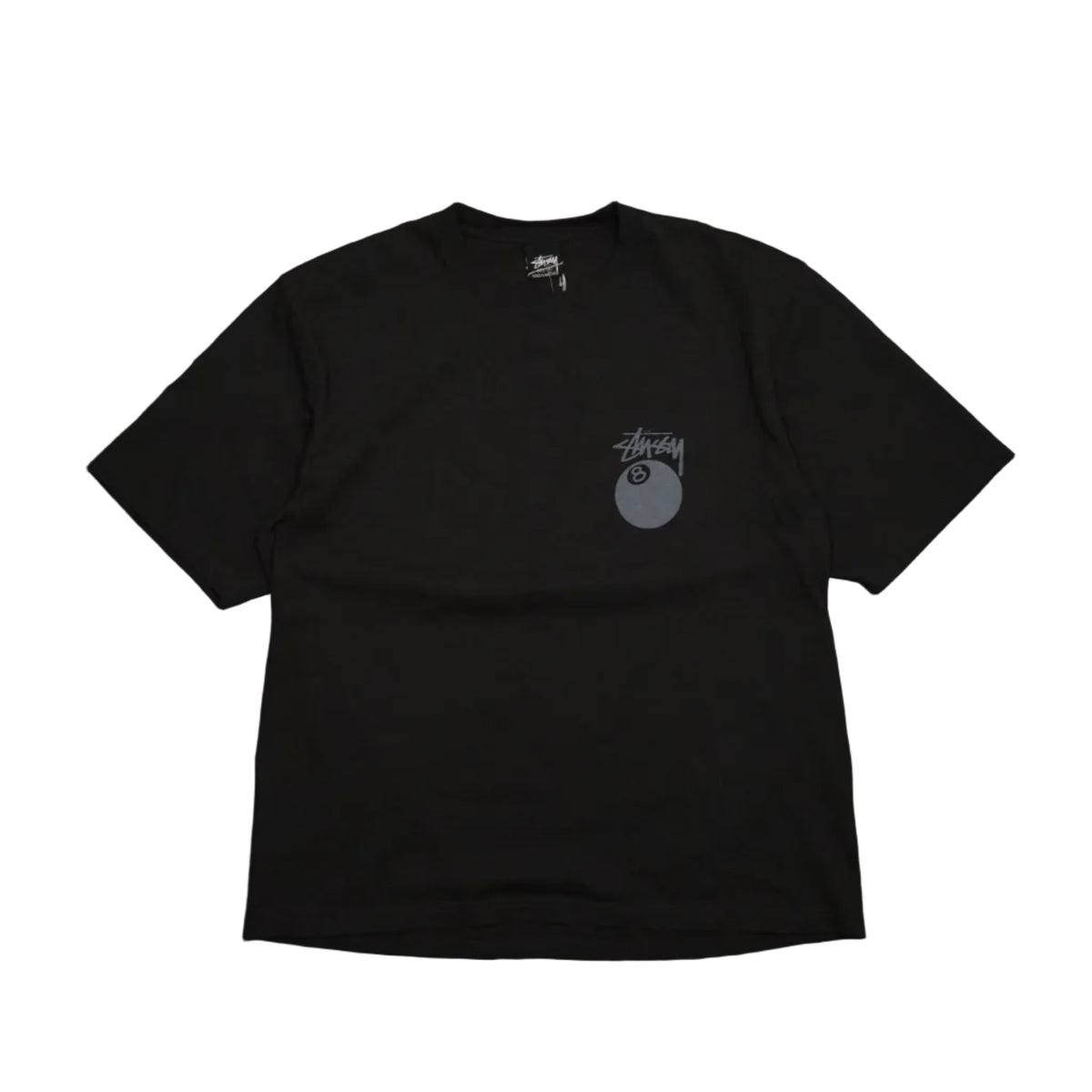 Stussy 8 Ball Faded Black T-Shirt