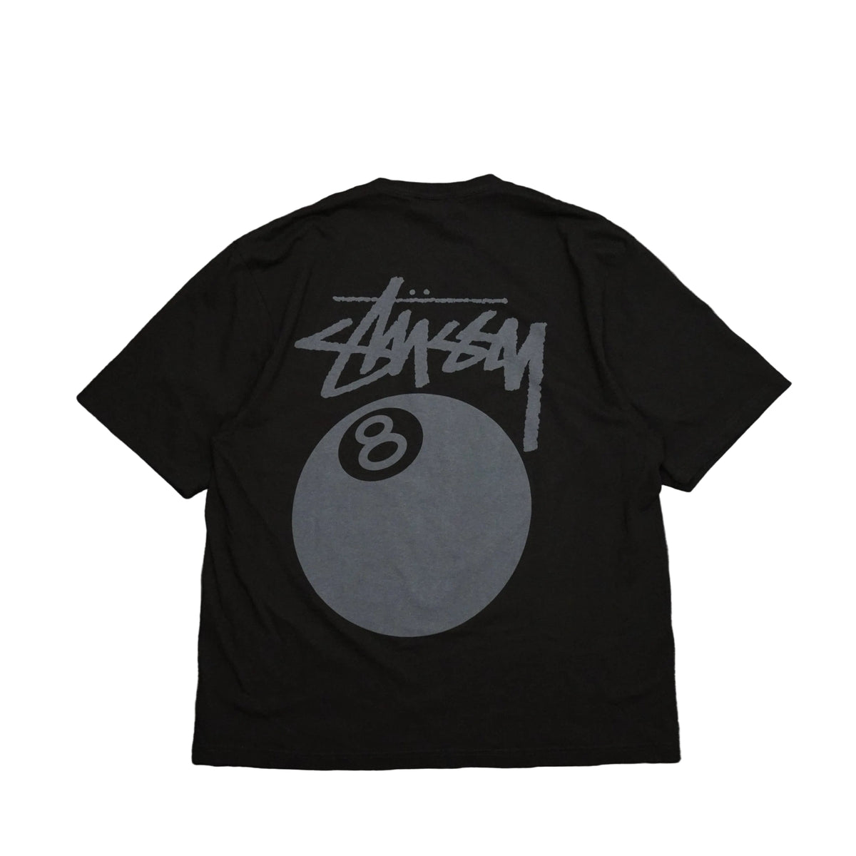 Stussy 8 Ball Faded Black T-Shirt