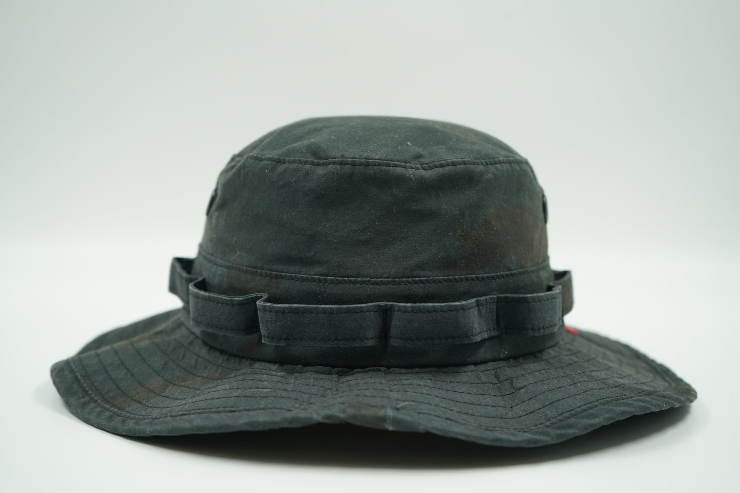 Supreme x Stone Island Black Camo Safari Hat