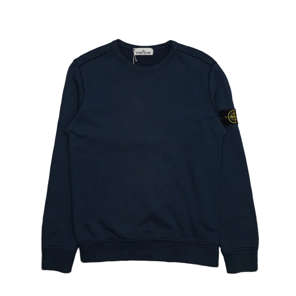 Stone Island Navy Blue Crewneck