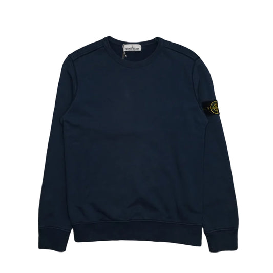 Stone Island Navy Blue Crewneck