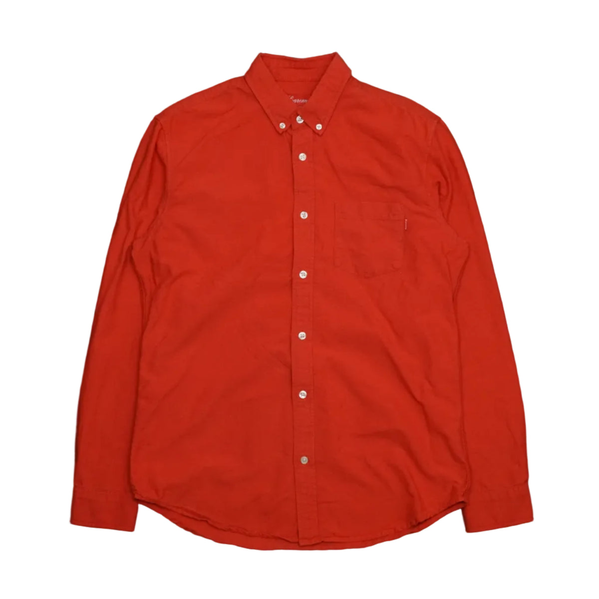 Supreme Oxford Button Up Red Shirt