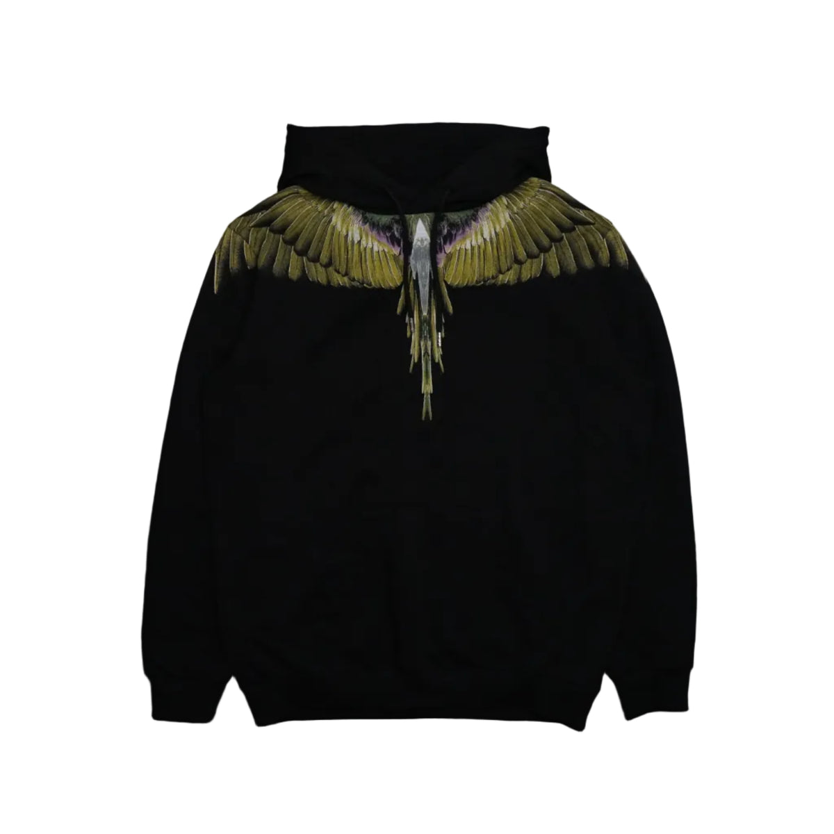 Marcelon Burlon Yellow Wings Black Hoodie