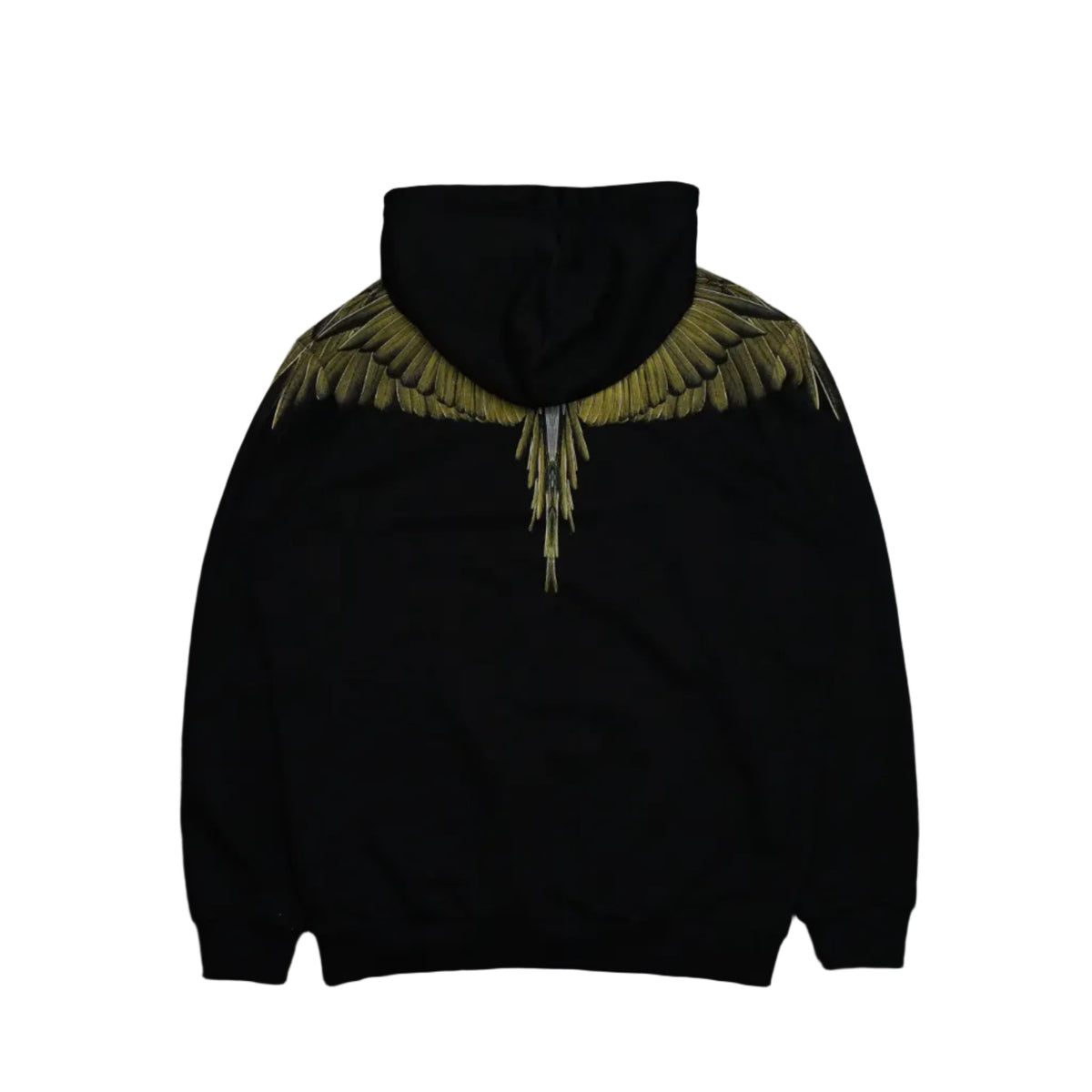 Marcelon Burlon Yellow Wings Black Hoodie