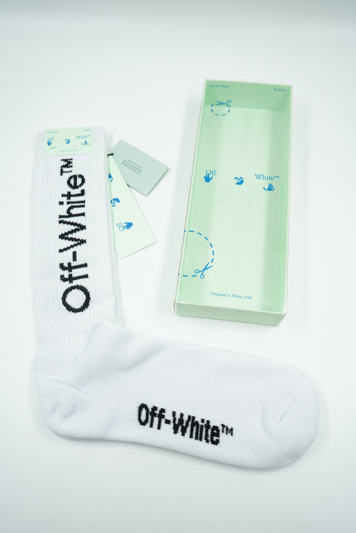 Off-White White Socks