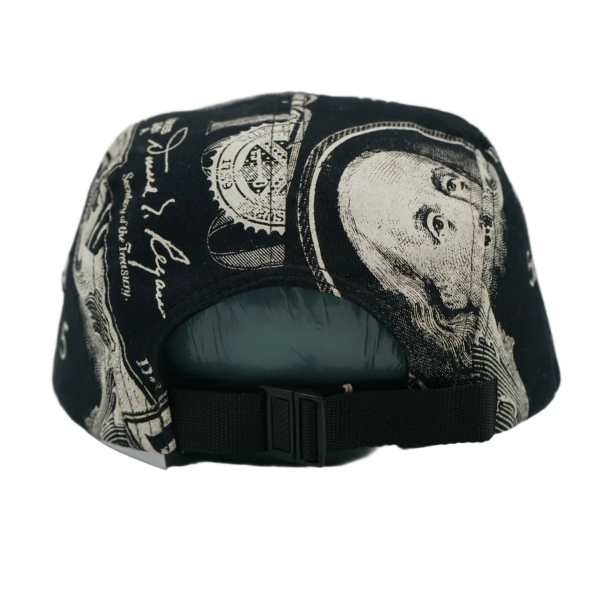 Supreme Franklin FW13 Money Black White Camp Cap