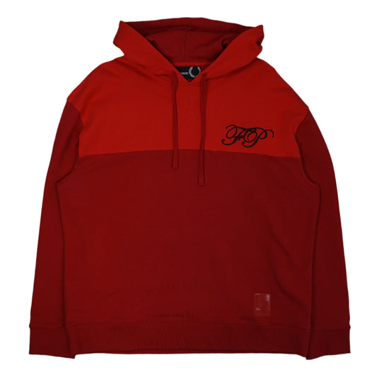 Fred Perry x Raf Simons Red Hoodie