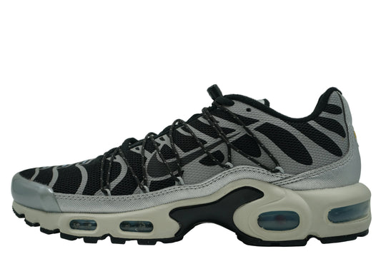 Air Max Plus Lace Toggle Black Metallic Silver