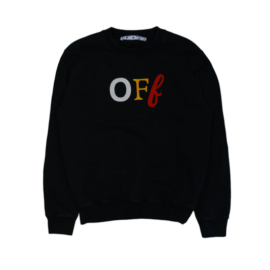 Off-White Off Letters Black Crewneck