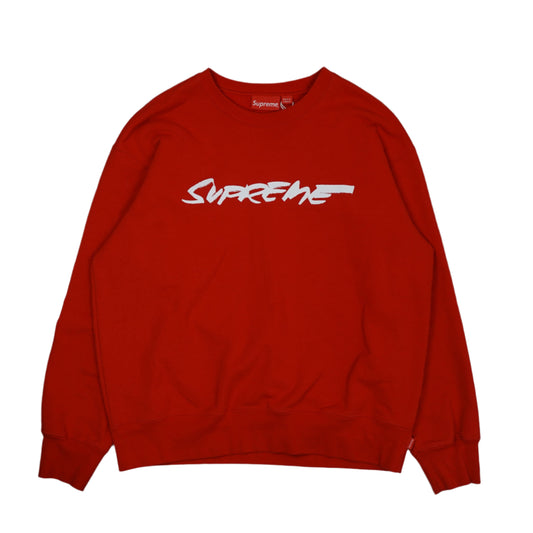 Supreme Futura Logo Red Crewneck