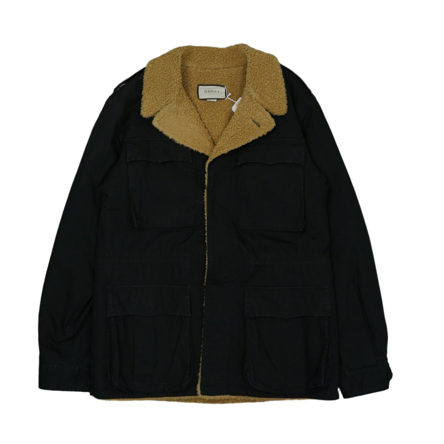 Gucci Vintage Logo Sterling Black Jacket