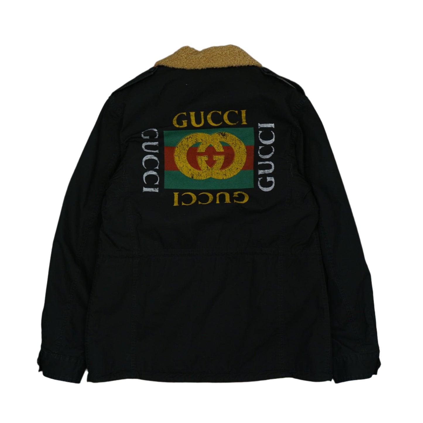 Gucci Vintage Logo Sterling Black Jacket