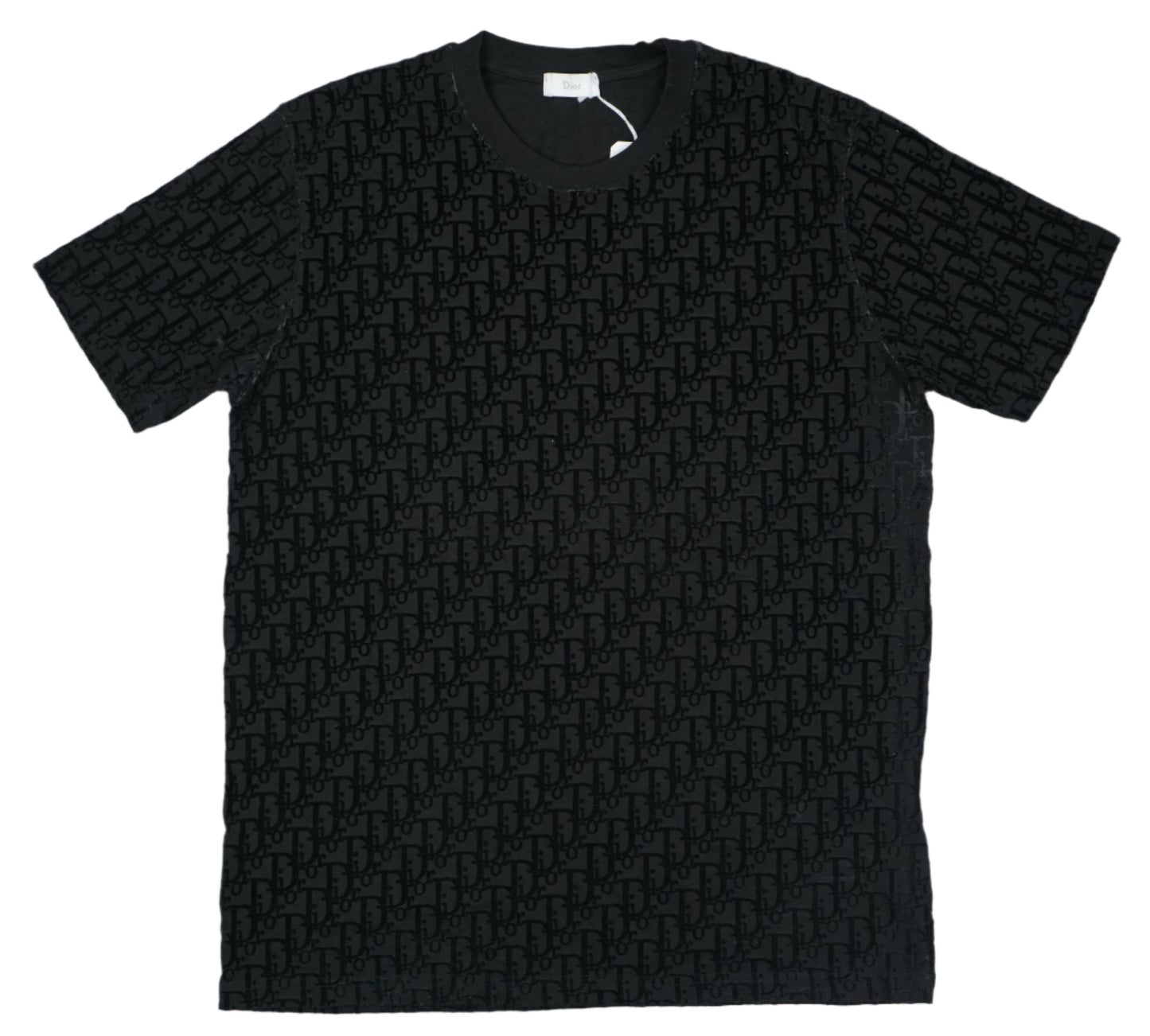 Dior Velour Oblique Black T-Shirt