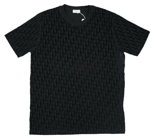 Dior Velour Oblique Black T-Shirt